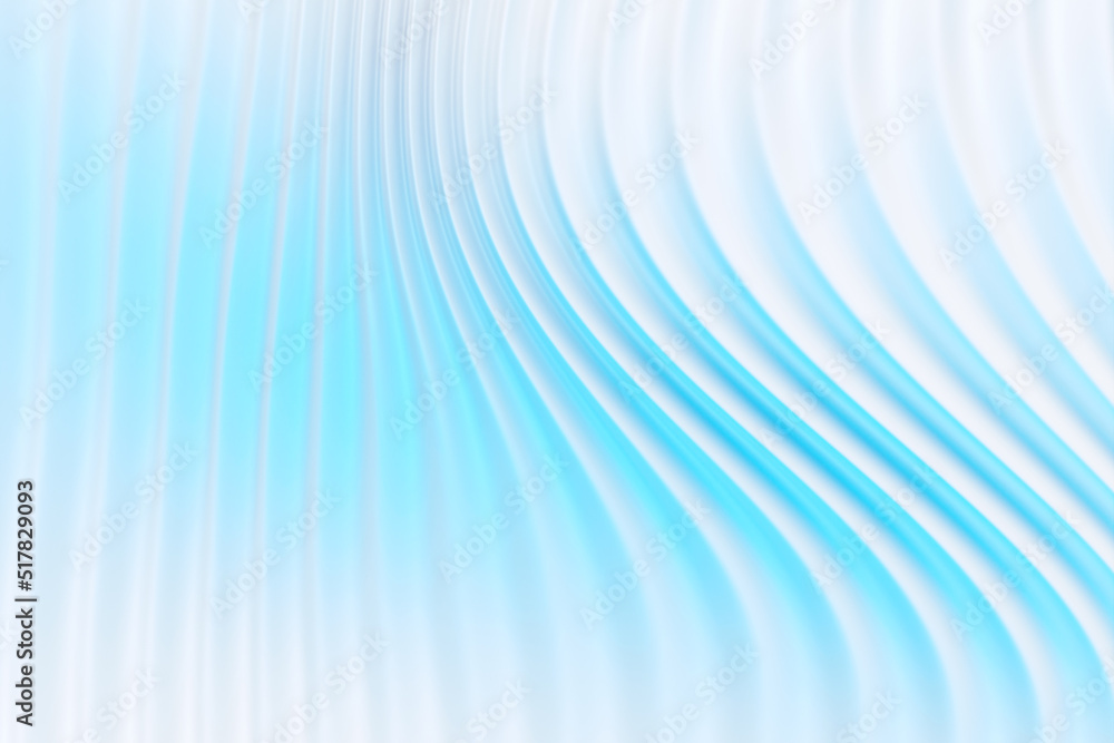 Obraz premium 3d illustration of blue glowing color lines. Technology geometry background.