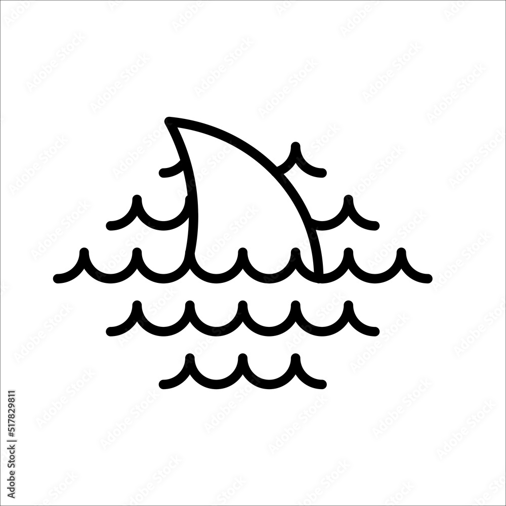 shark fin icon. shark fin icon for web and app. shark fin sign on white background. shark fin icon. shark fin icon for web and app. shark fin sign on white background.