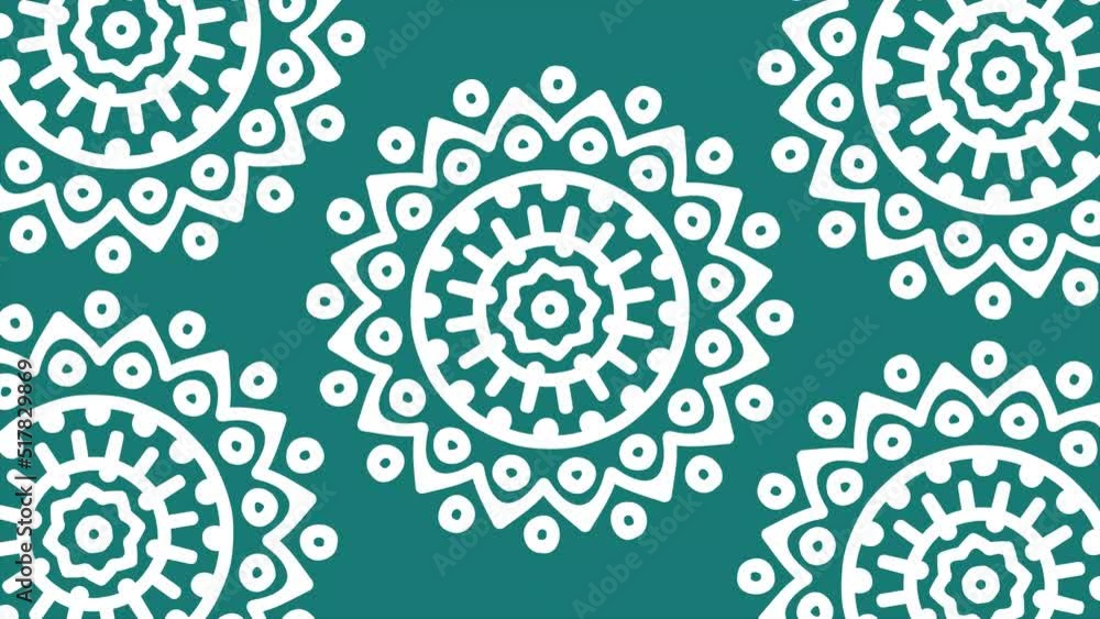 Seamless African Pattern animation Seamless African Pattern animation