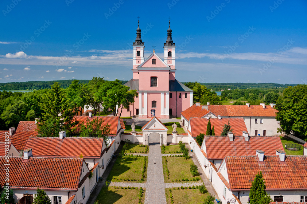 Post-Camaldolese Church of the Immaculate Conception and hermitage. Wigry, Podlaskie Voivodeship, Poland.