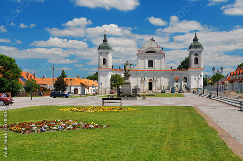 Tykocin - small town in Podlaskie Voivodeship, Poland. Church of the Holy Trinity. photo