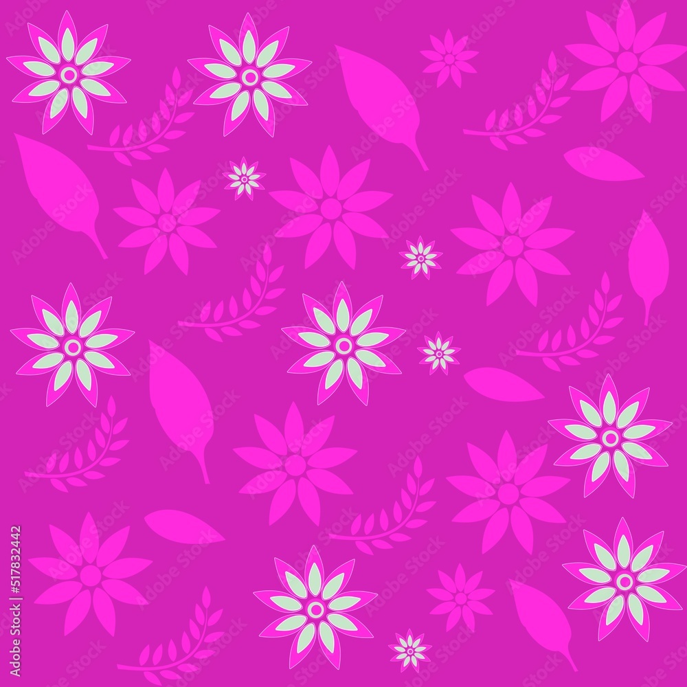 seamless background with snowflakes pink flower design illustration pattern wallpaper seamless background with snowflakes pink flower design illustration pattern wallpaper