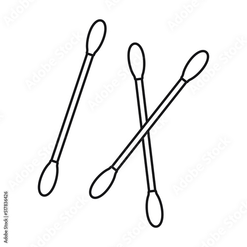 Cotton swabs icon
