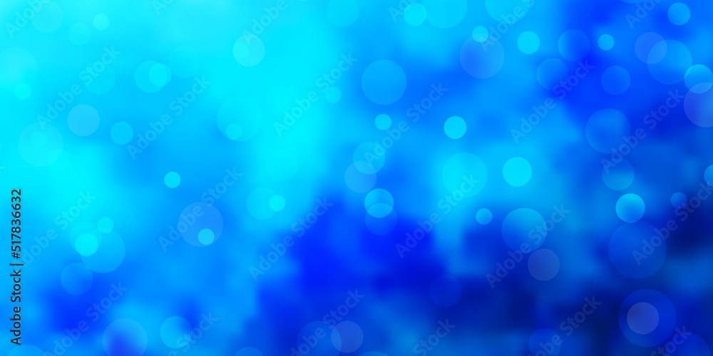 Light BLUE vector texture with disks. Light BLUE vector texture with disks.