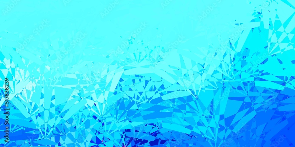 Light Blue, Red vector background with triangles. Light Blue, Red vector background with triangles.
