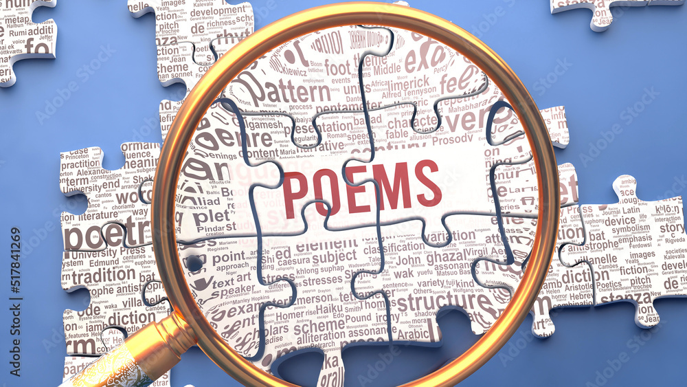 Poems as a complex and multipart topic under close inspection