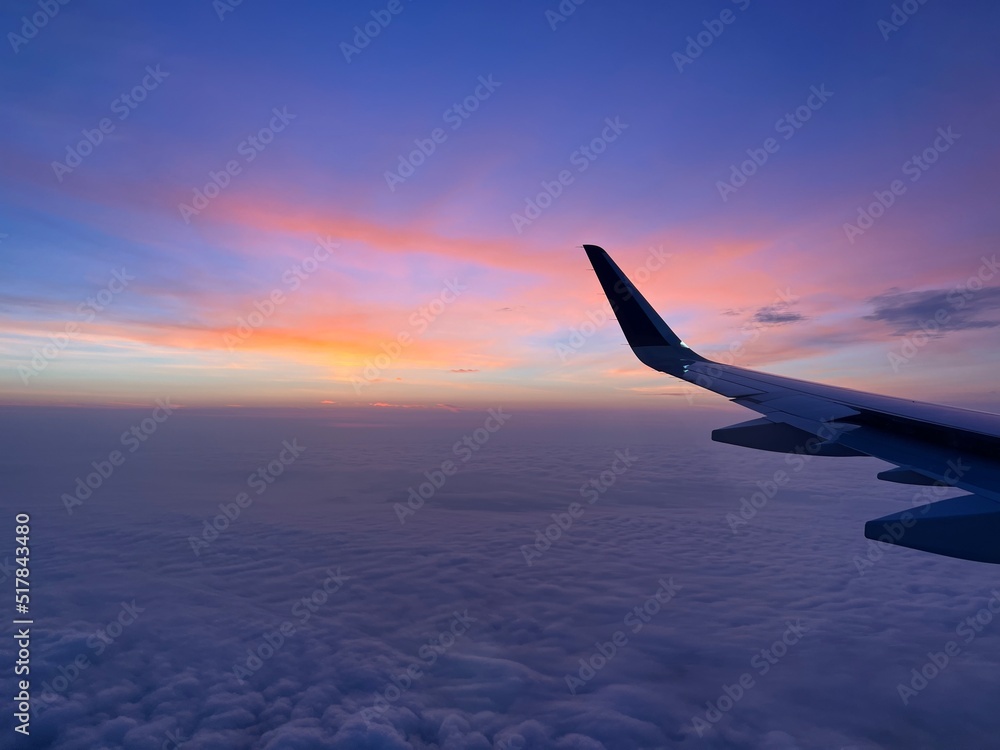 Sunrise from plane Sunrise from plane