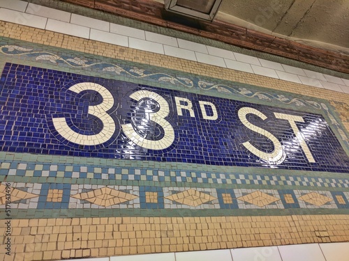 33rd Street subway station in New York City