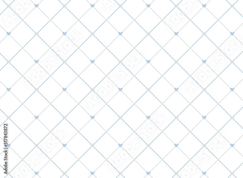 ハートのかわいいシームレスパターン