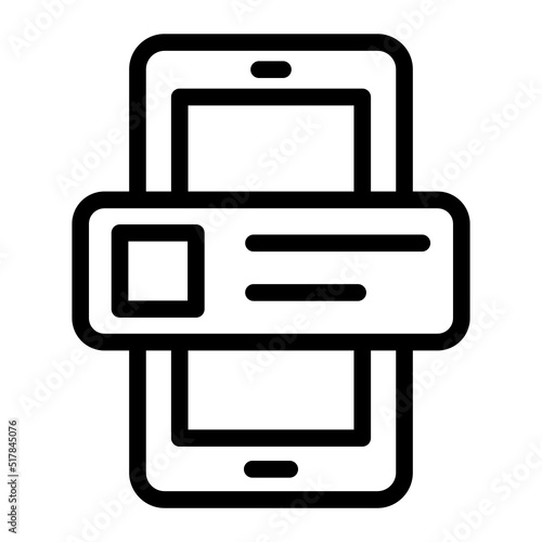 news line icon