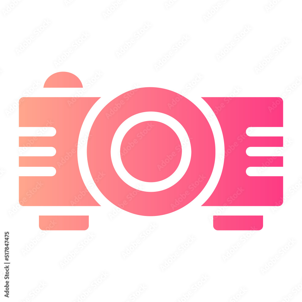 projector device gradient icon projector device gradient icon