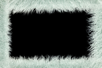 Blue fur border