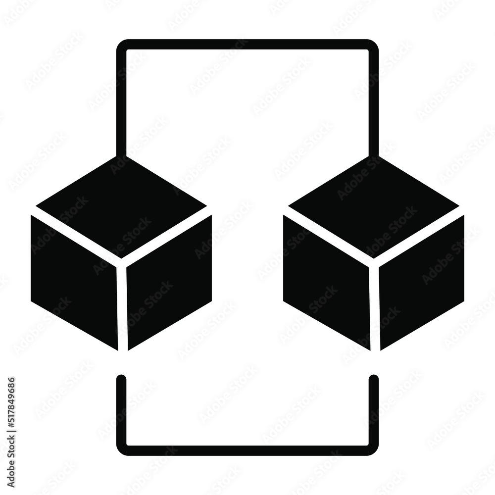 3D Architecture icon, Non-fungible token, Digital technology. 3D Architecture icon, Non-fungible token, Digital technology.
