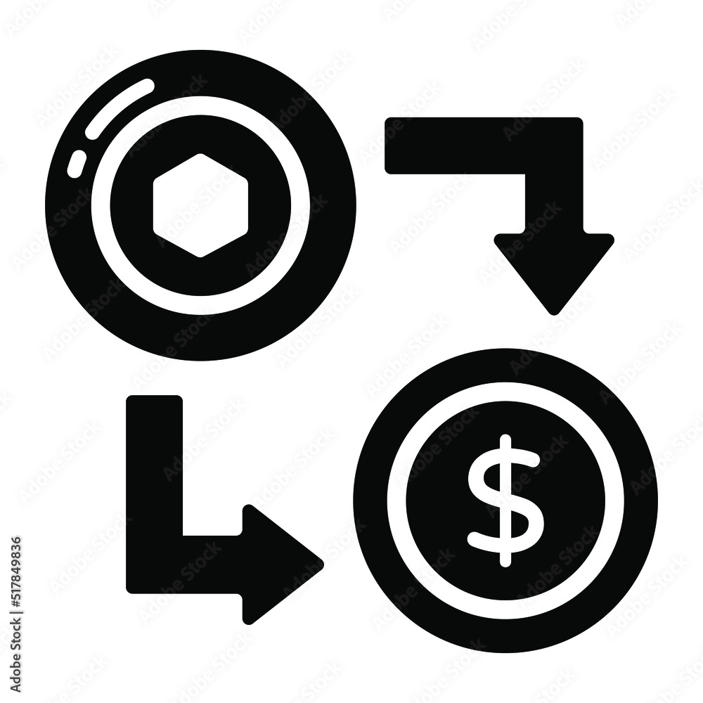 Trading icon, Non-fungible token, Digital technology. Trading icon, Non-fungible token, Digital technology.
