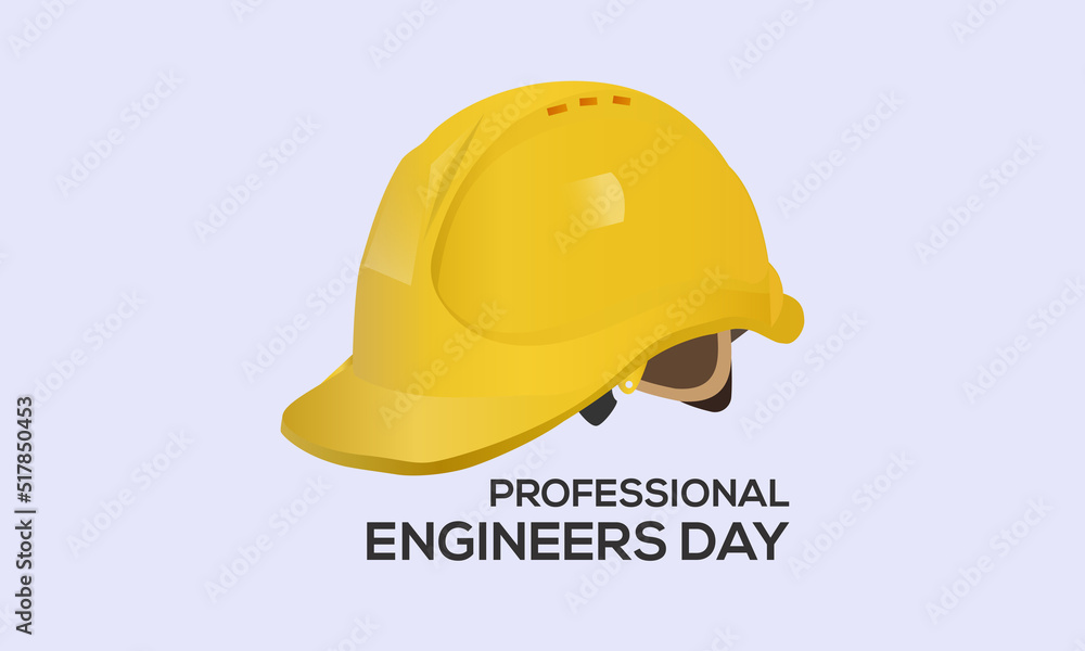 3d Professional Engineers Day in 3rd August. Engineers vector illustration template for banner, card, poster, background. Engineering helmet on isolated background 3d Professional Engineers Day in 3rd August. Engineers vector illustration template for banner, card, poster, background. Engineering helmet on isolated background