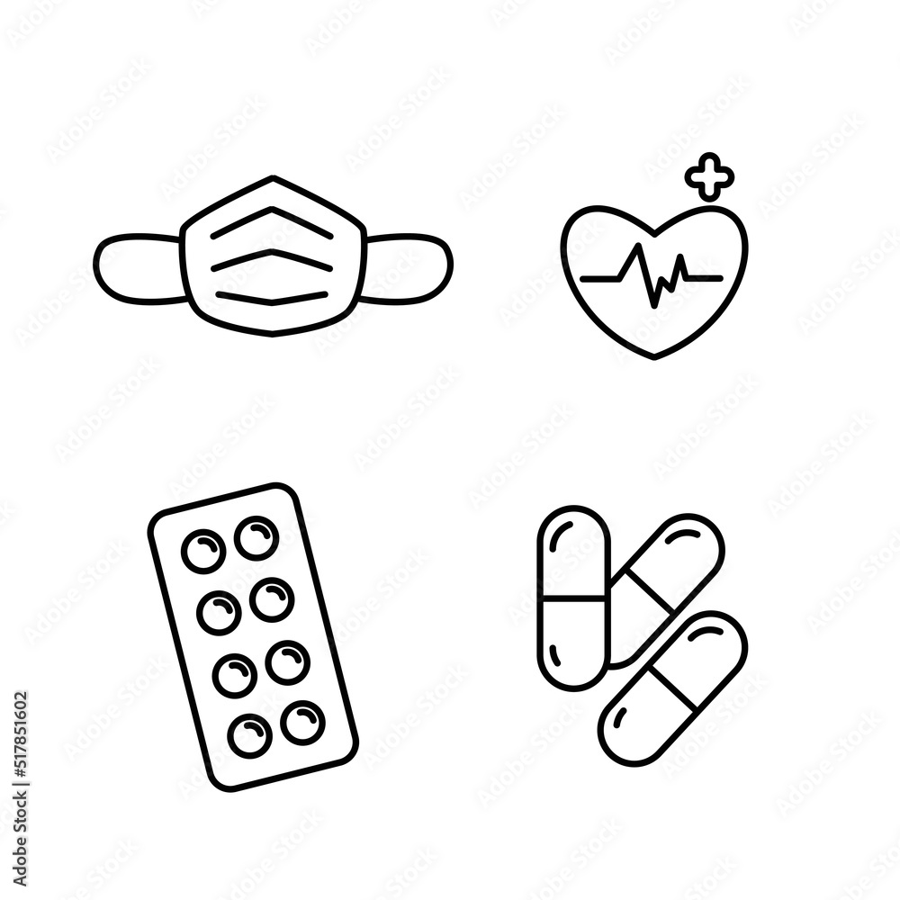 Fototapeta premium vector illustration icon about medical
