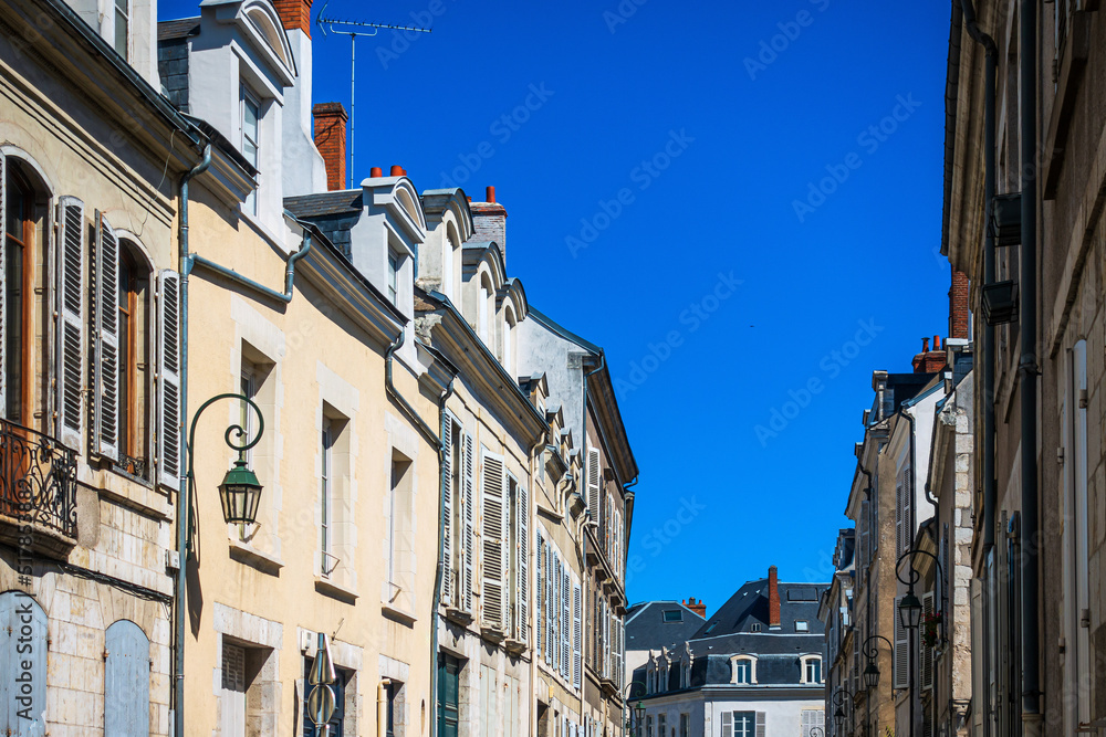 view of Buildings around Orleans, France