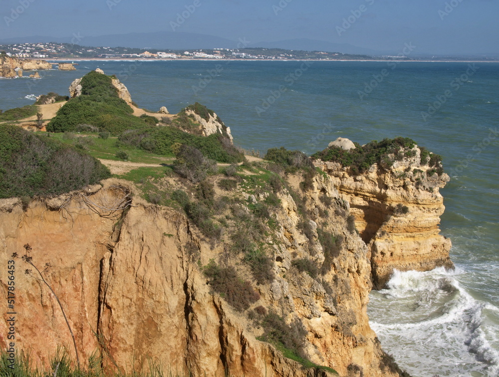 Rocky Algarve West coast near Lagos - Portugal 