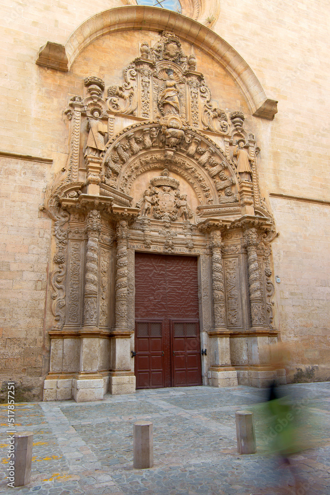 Iglesia de Monti-Sion (s.XVI-XVII), Es Call (Juderia).Centro historico.Palma.Mallorca.Baleares.España.