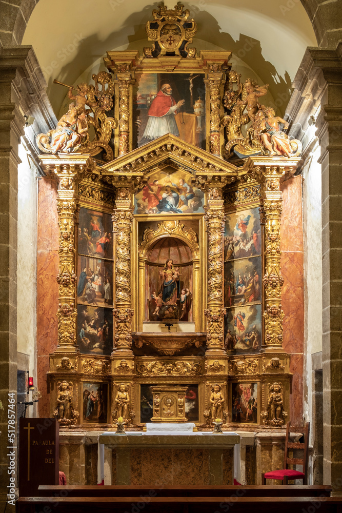retablo de la Virgen del Rosario, 1592, Convento de Santo Domingo , Inca, Mallorca, balearic islands, Spain