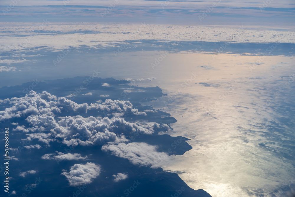 Obraz premium 上空の空