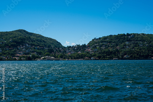 beautiful view of Lake Como  Italy