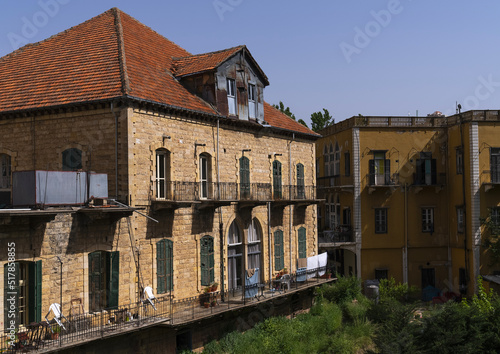 Old traditional lebanese houses, Beqaa Governorate, Zahle, Lebanon photo