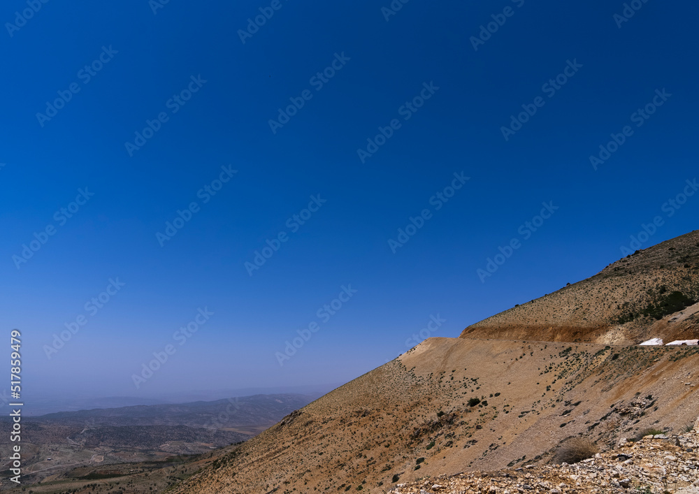 Road in the mountain, North Governorate, Daher el Kadib, Lebanon Road in the mountain, North Governorate, Daher el Kadib, Lebanon