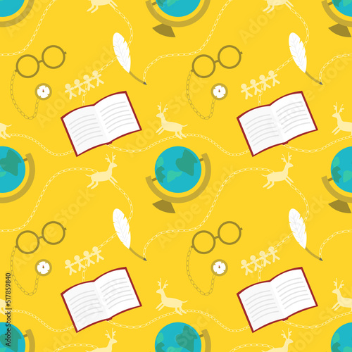 Seamless pattern history subject element.