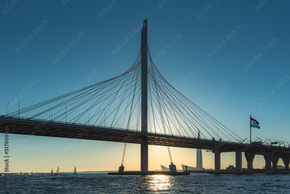 Fototapeta premium Bridge in Saint Petersburg