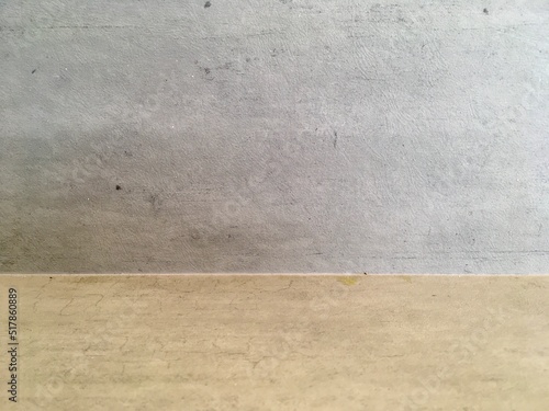 concrete wall background with wood floor 