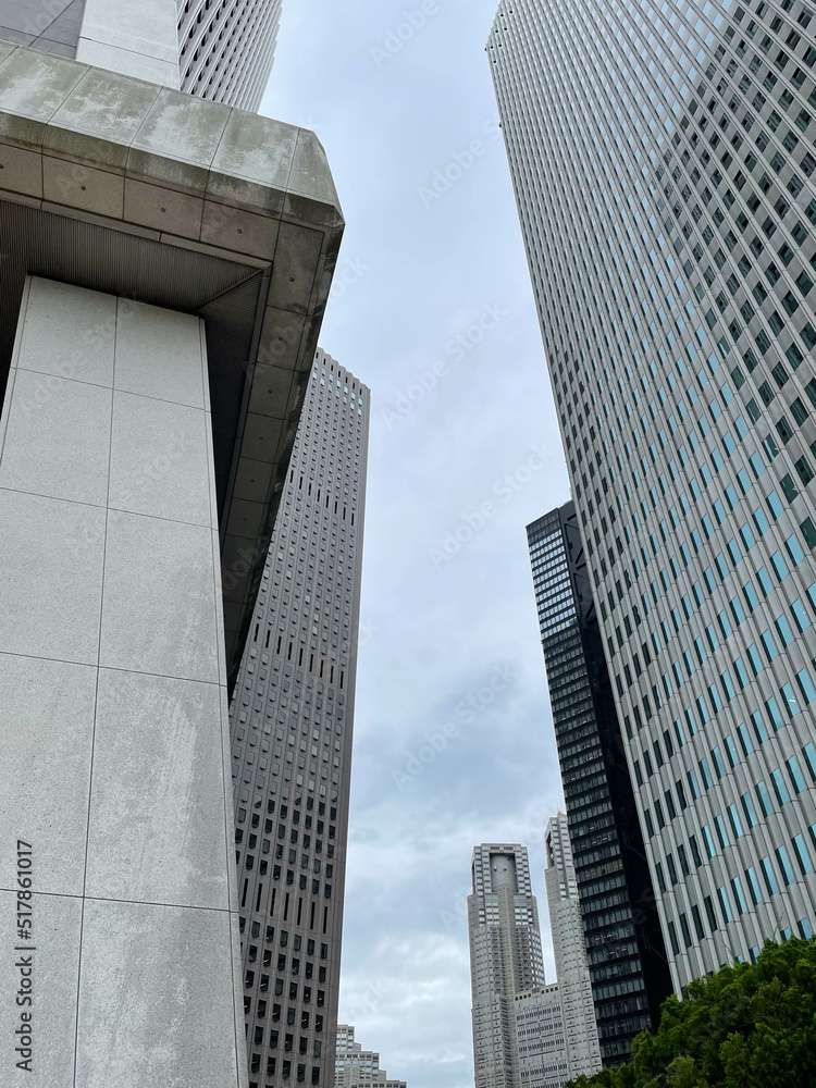 Shinjuku Futuristic Skyscrapers in Tokyo, JAPAN