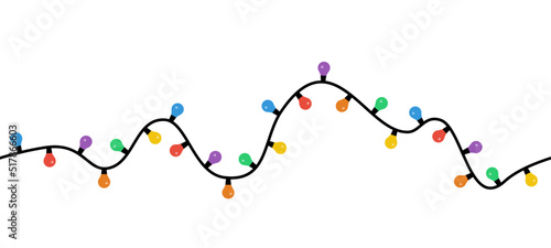 Seamless Christmas lights