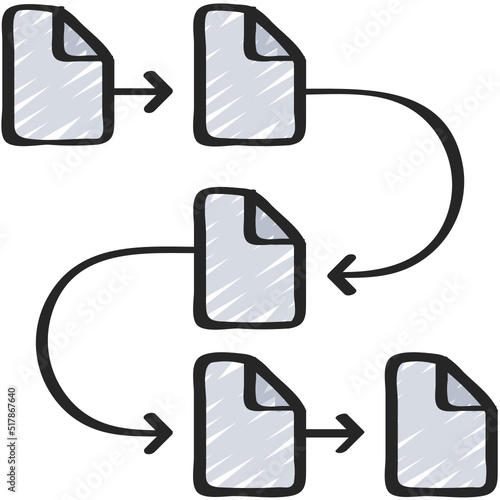 Sequential File Organization Icon