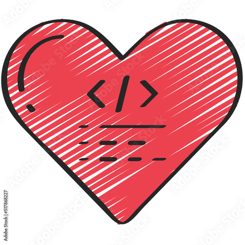 Love Coding Icon