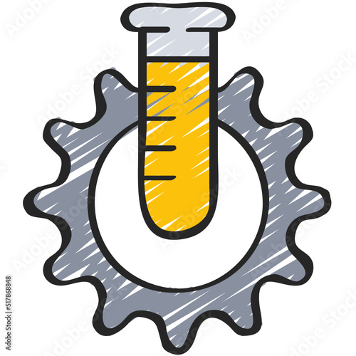 Tube Chemical engineering Icon