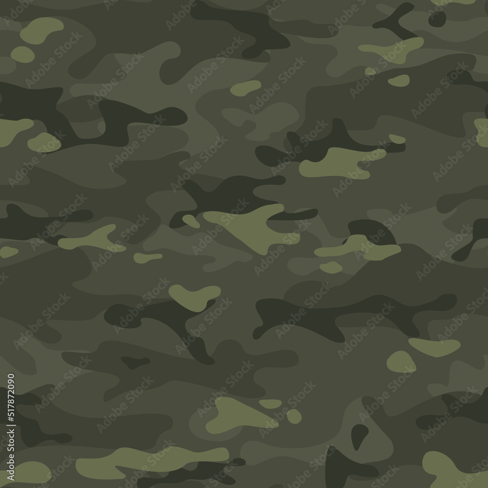 Seamless camouflage pattern of spots. Modern camo. Print on fabrics and clothes. Vector Seamless camouflage pattern of spots. Modern camo. Print on fabrics and clothes. Vector