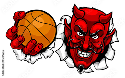 Devil Satan Basketball Spor...