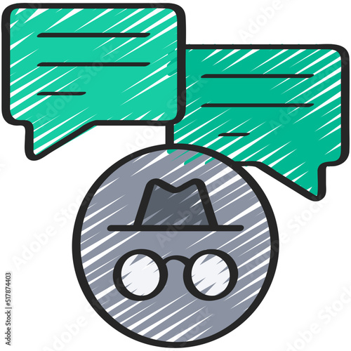 Anonymous Messaging Icon