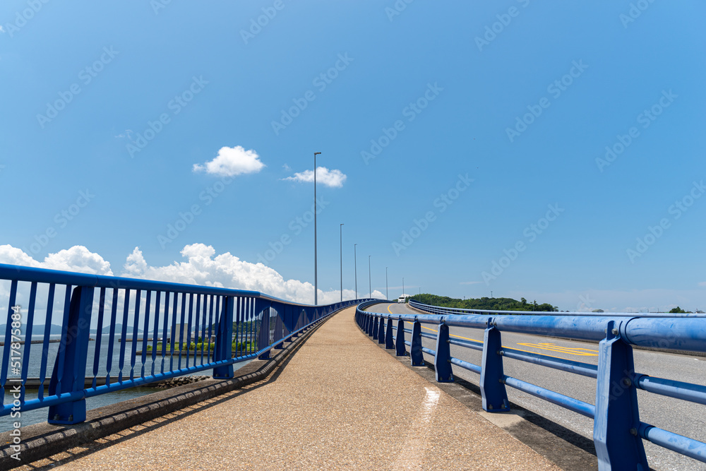 Obraz premium 橋を通る