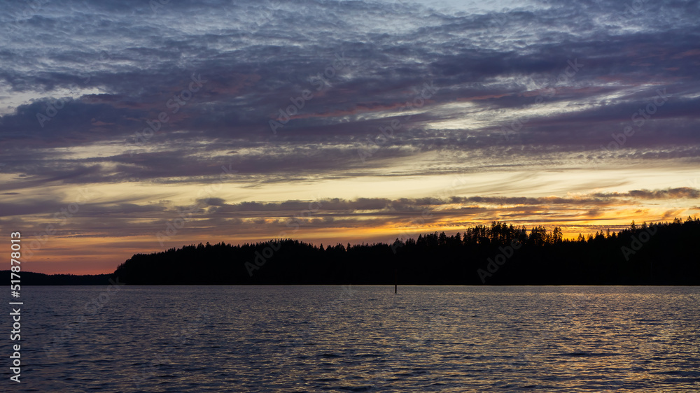 Finnland im Sommer - Sonnenuntergang
