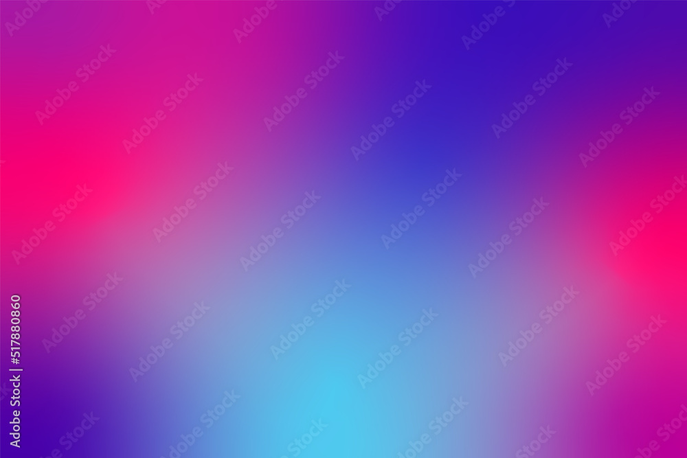 Abstract gradient with vibrant colors, pink, purple, blue,  soft colorful background. Modern, contemporary gradient, blur background, for mobile, web.