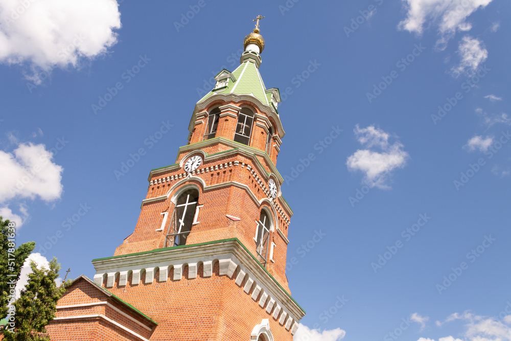 Orthodox Church and monastery in the Lipetsk region