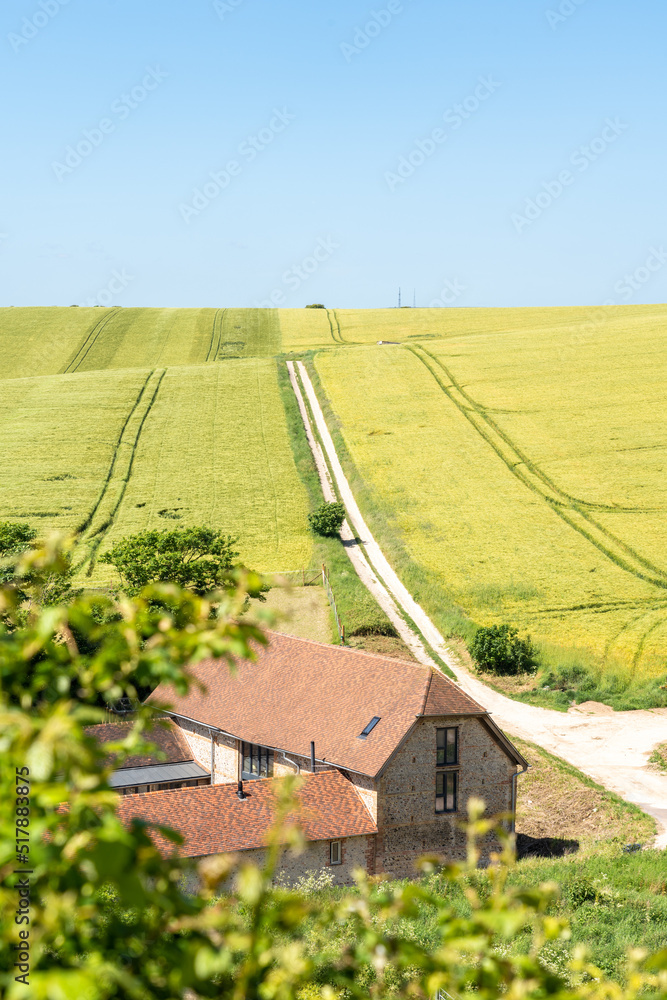 landscape with farm