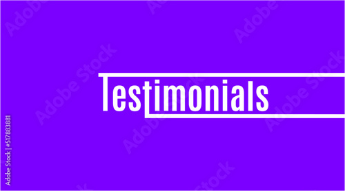 Creative Testimonial Template - Editable Vector Illustration