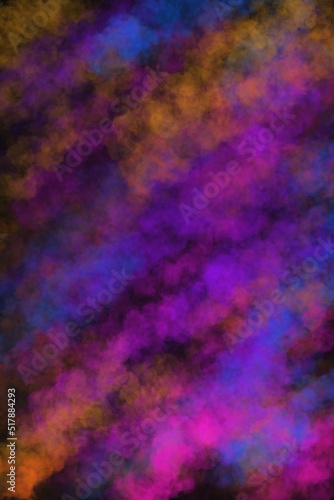 Abstract bright background. Multicolored smoke.