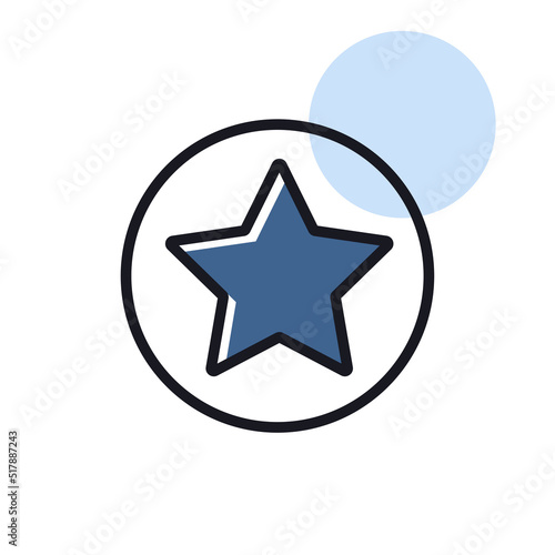 Add to favorites vector icon, star symbol