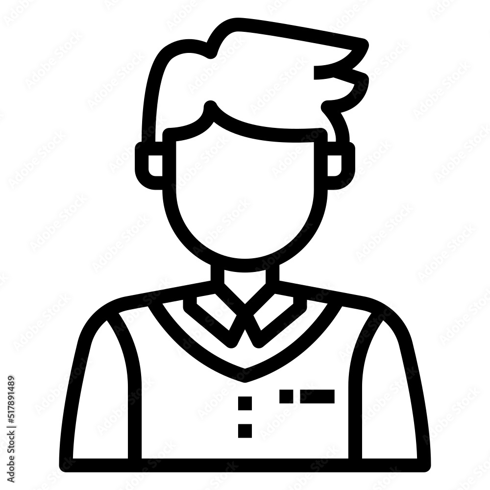 Student Boy line icon. Can be used for digital product, presentation, print design and more. Student Boy line icon. Can be used for digital product, presentation, print design and more.