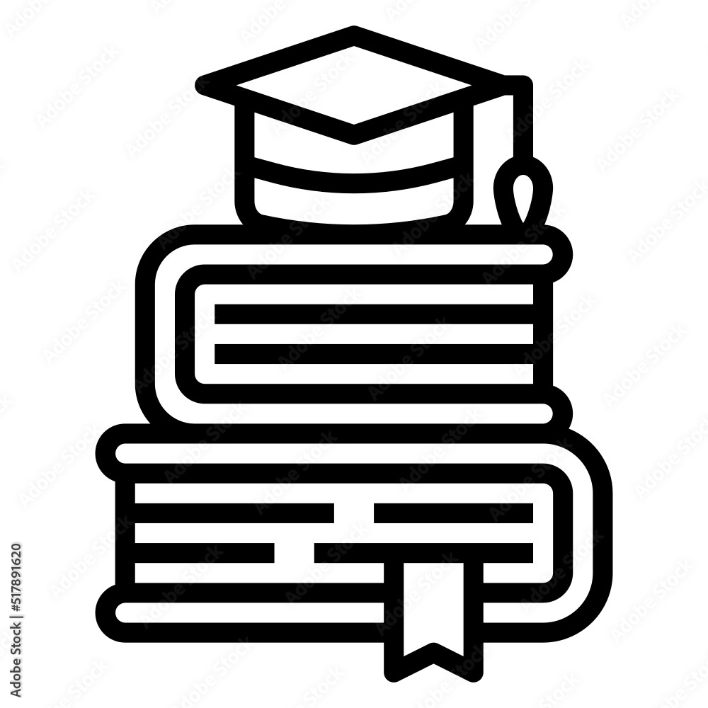 Education line icon. Can be used for digital product, presentation, print design and more. Education line icon. Can be used for digital product, presentation, print design and more.