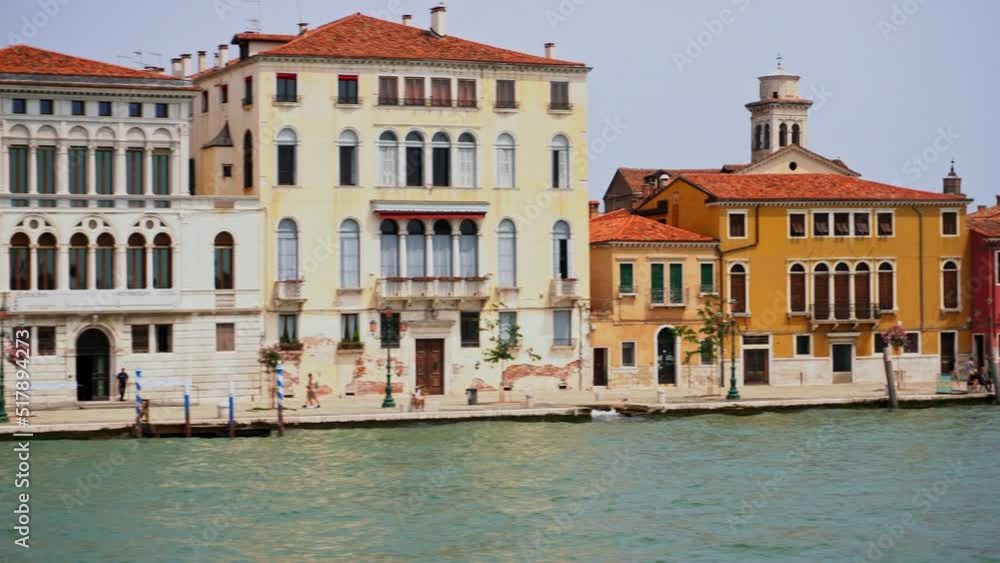 Skyline And Lagoon In Venice Italy - POV Skyline And Lagoon In Venice Italy - POV